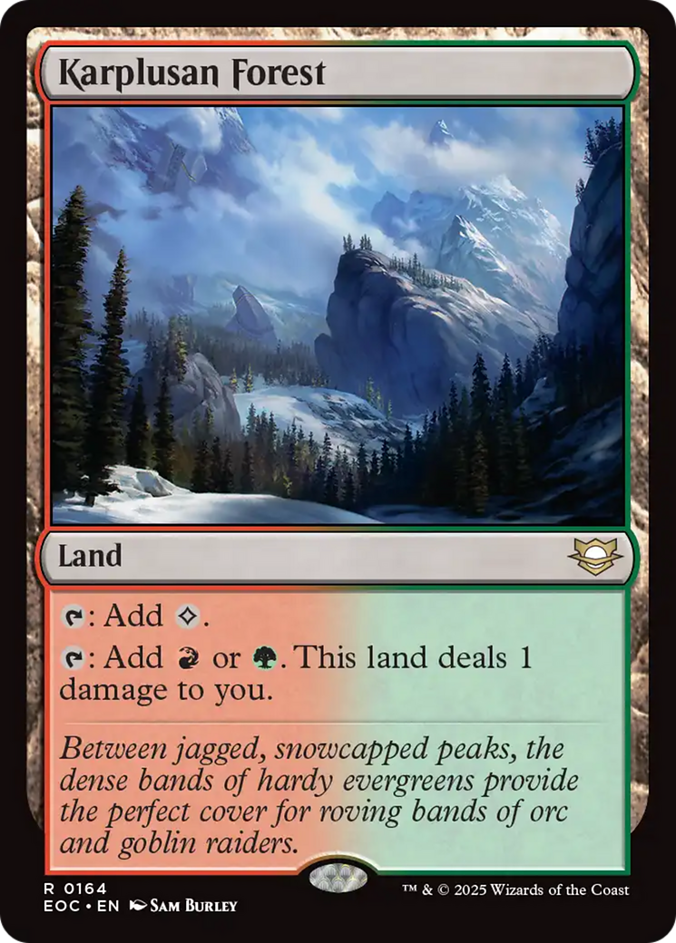 Karplusan Forest [Edge of Eternities Commander] | Anubis Games and Hobby