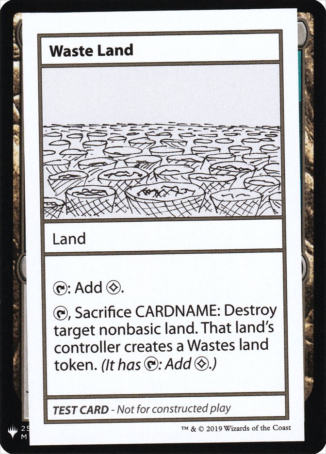 Waste Land [Mystery Booster Playtest Cards] | Anubis Games and Hobby