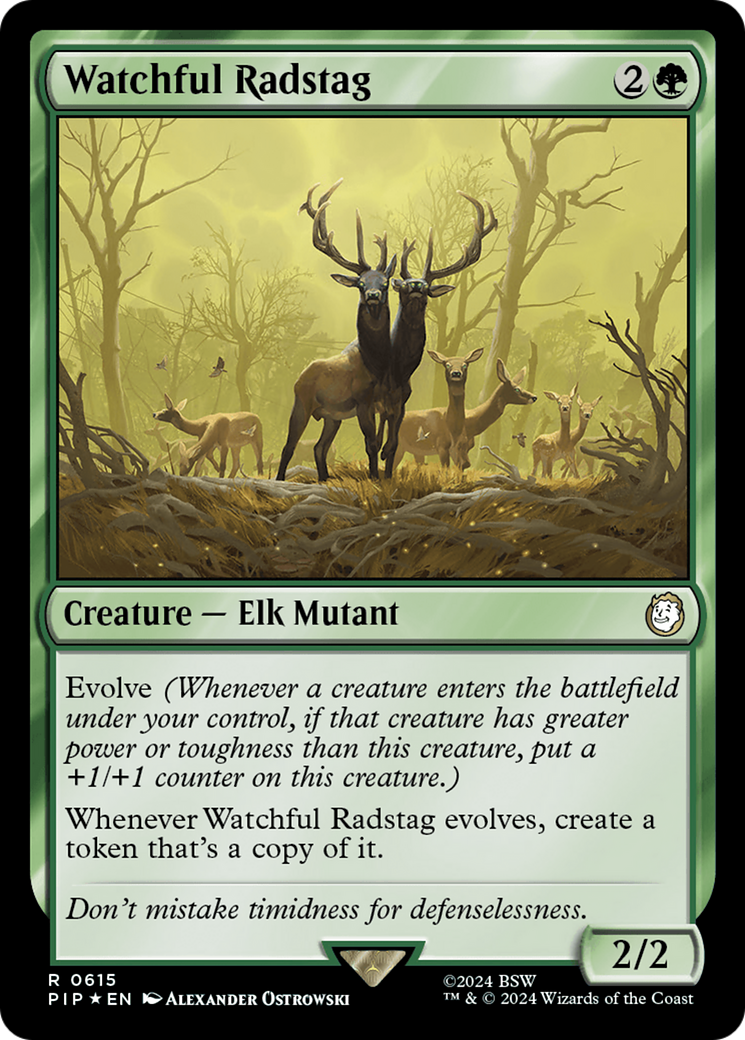 Watchful Radstag (Surge Foil) [Fallout] | Anubis Games and Hobby