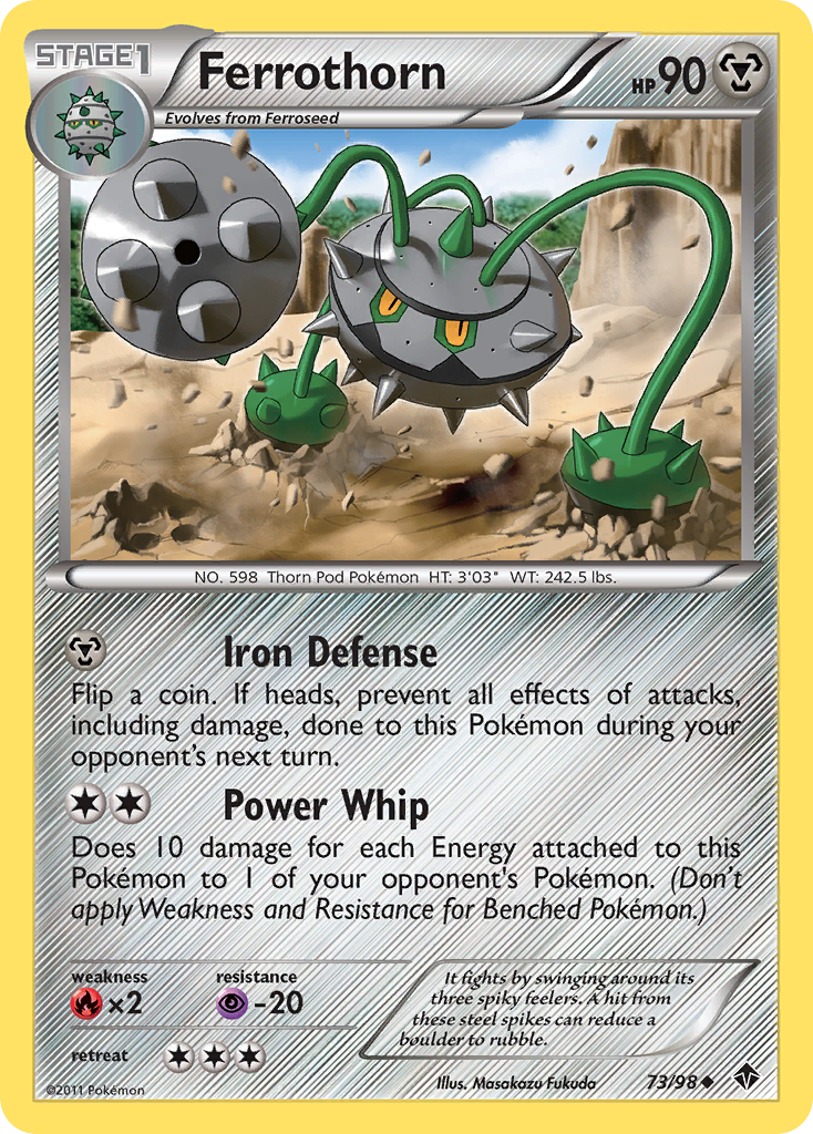 Ferrothorn (73/98) [Black & White: Emerging Powers] | Anubis Games and Hobby