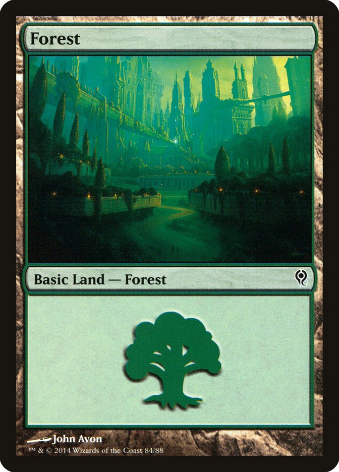 Forest (84) [Duel Decks: Jace vs. Vraska] | Anubis Games and Hobby