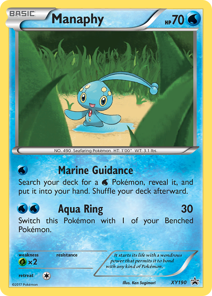 Manaphy (XY190) [XY: Black Star Promos] | Anubis Games and Hobby