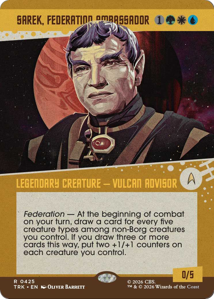 Sarek, Federation Ambassador (Showcase) [Star Trek] | Anubis Games and Hobby