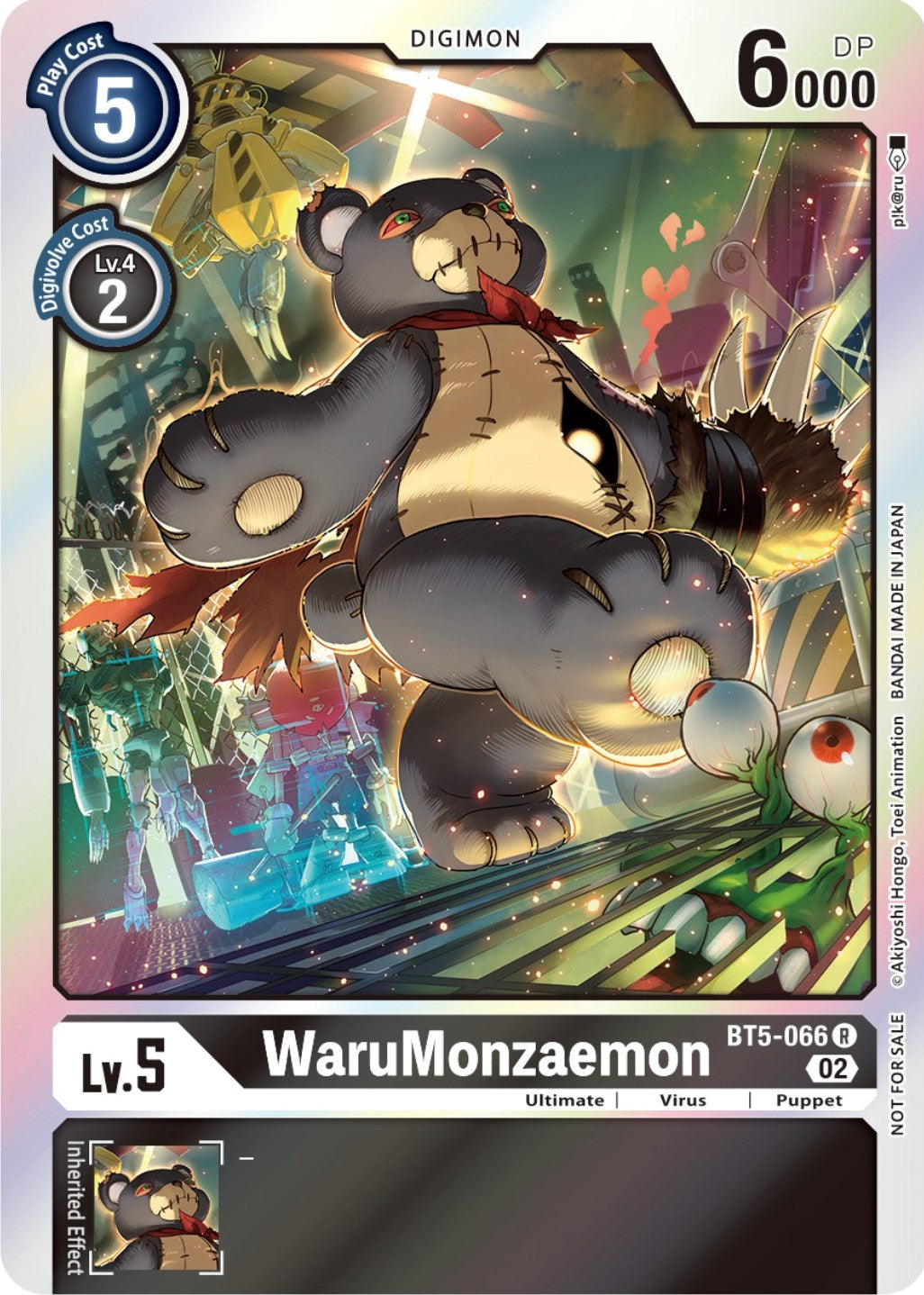 WaruMonzaemon [BT5-066] (Official Tournament Pack Vol. 7) [Battle of Omni Promos] | Anubis Games and Hobby