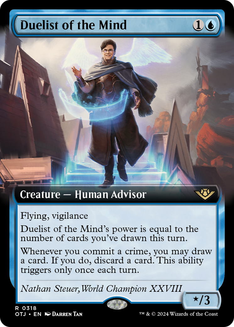 Duelist of the Mind (Extended Art) [Outlaws of Thunder Junction] | Anubis Games and Hobby