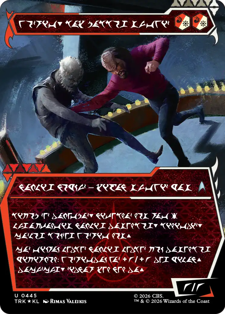 Worf, Honor-Bound Warrior (Showcase) (0445) (Klingon) [Star Trek] | Anubis Games and Hobby