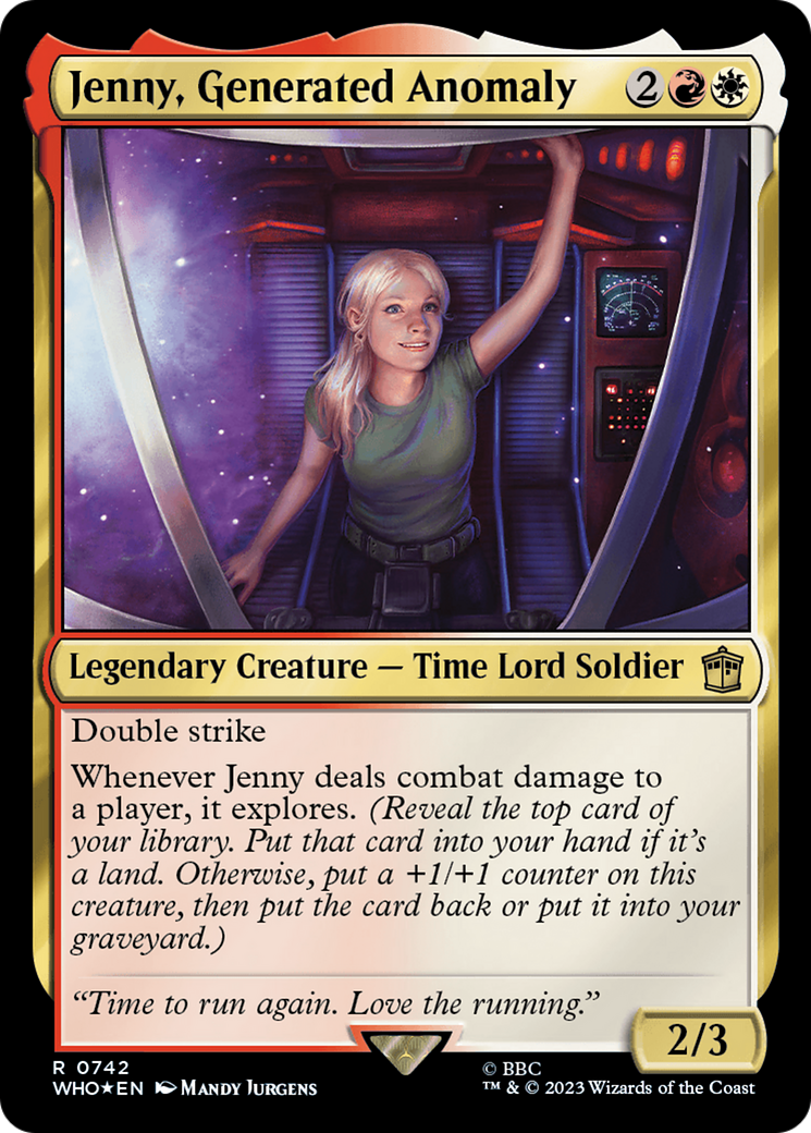 Jenny, Generated Anomaly (Surge Foil) [Doctor Who] | Anubis Games and Hobby