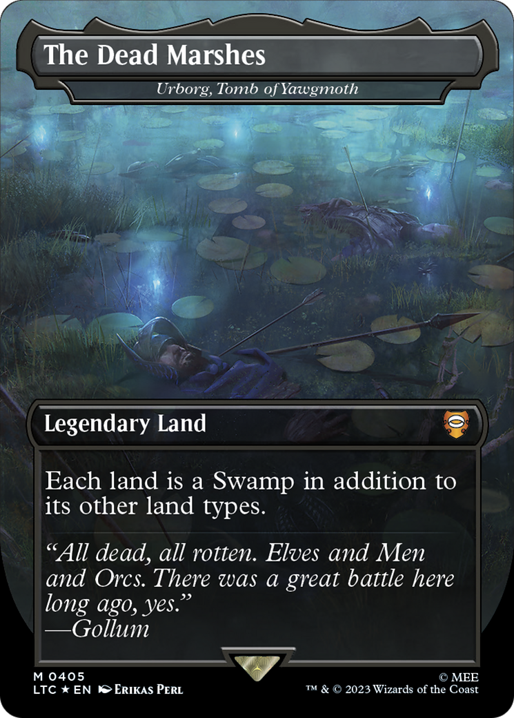 The Dead Marshes - Urborg, Tomb of Yawgmoth (Surge Foil Realms and Relics) [The Lord of the Rings: Tales of Middle-Earth Commander] | Anubis Games and Hobby