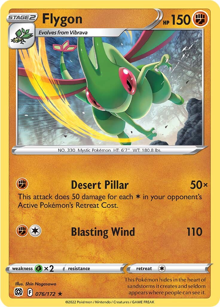 Flygon (076/172) [Sword & Shield: Brilliant Stars] | Anubis Games and Hobby