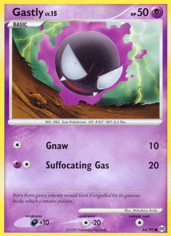 Gastly (64/99) [Platinum: Arceus] | Anubis Games and Hobby