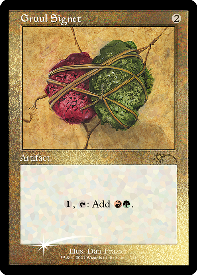 Gruul Signet (Retro) (Foil Etched) [Secret Lair Drop Series] | Anubis Games and Hobby