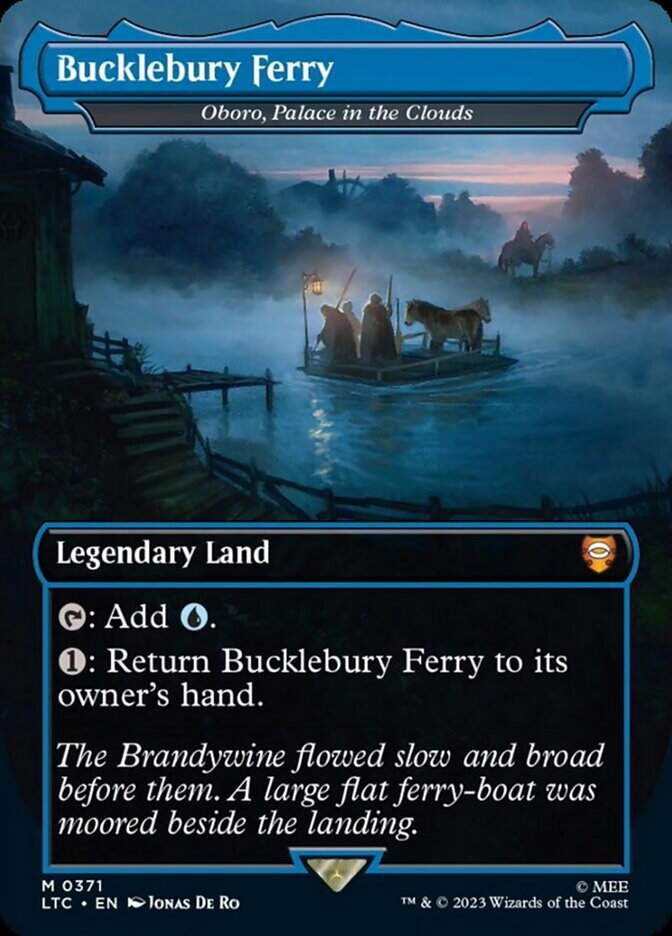 Bucklebury Ferry - Oboro, Palace in the Clouds (Borderless) [The Lord of the Rings: Tales of Middle-Earth Commander] | Anubis Games and Hobby