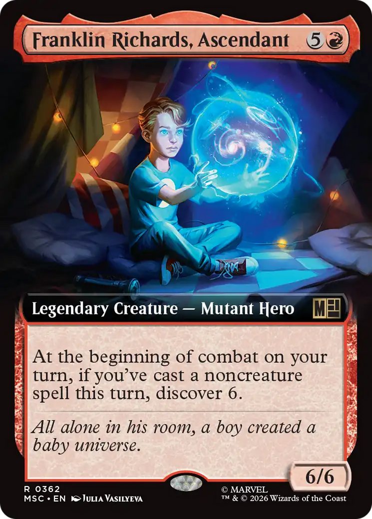 Franklin Richards, Ascendant (Extended Art) [Marvel Super Heroes Commander] | Anubis Games and Hobby