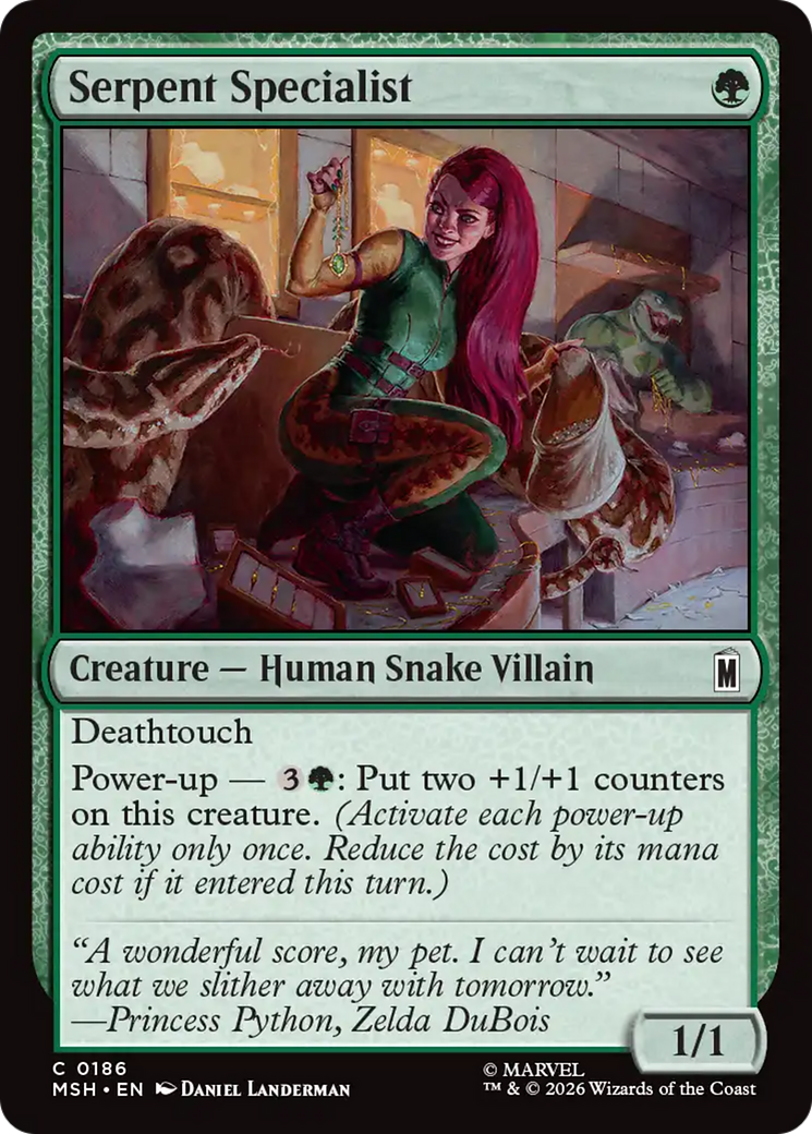 Serpent Specialist [Marvel Super Heroes] | Anubis Games and Hobby