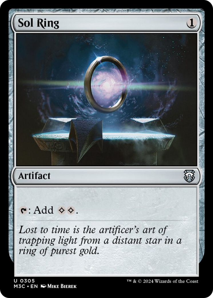 Sol Ring (Ripple Foil) [Modern Horizons 3 Commander] | Anubis Games and Hobby