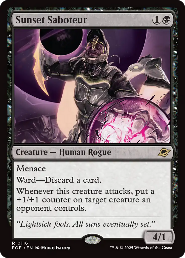 Sunset Saboteur [Edge of Eternities] | Anubis Games and Hobby