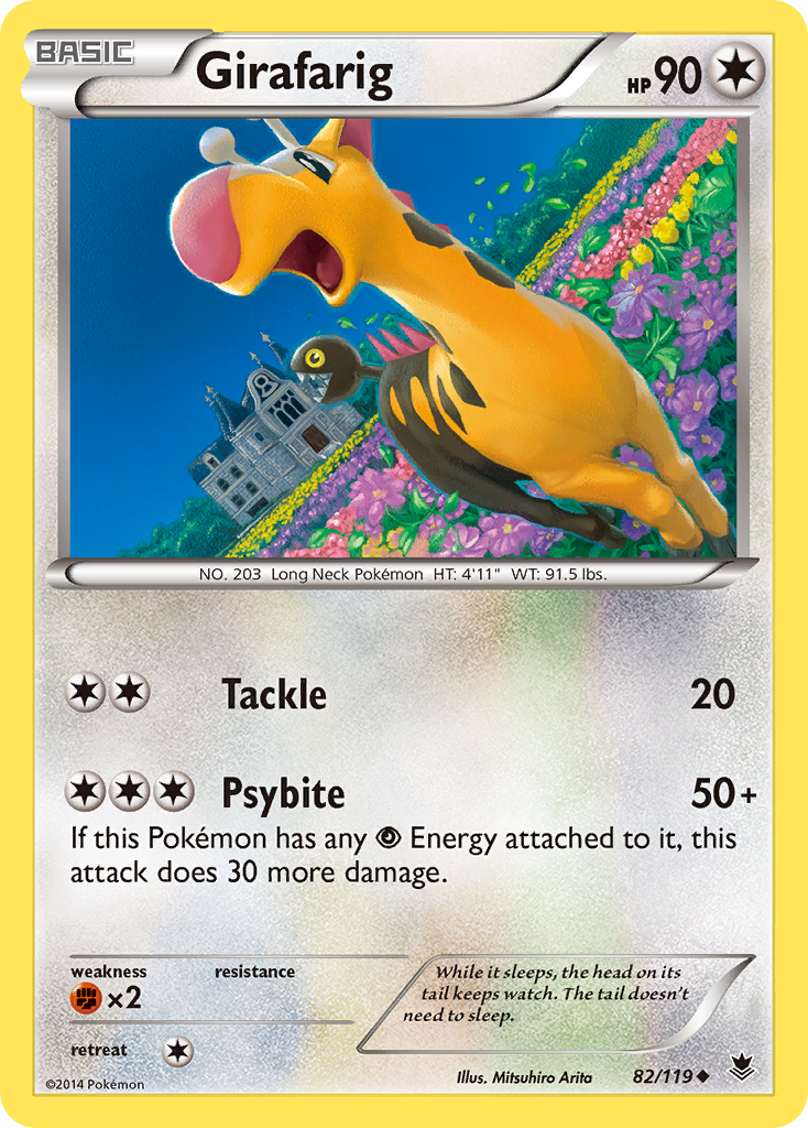 Girafarig (82/119) [XY: Phantom Forces] | Anubis Games and Hobby