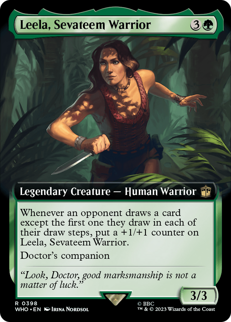 Leela, Sevateem Warrior (Extended Art) [Doctor Who] | Anubis Games and Hobby