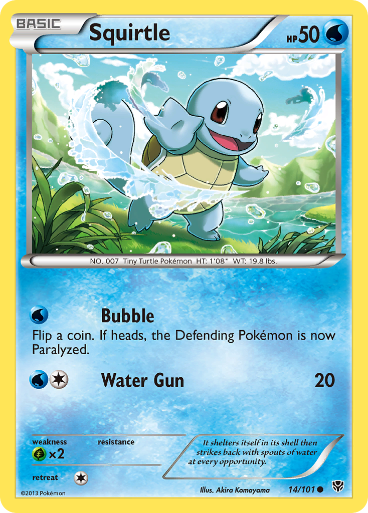 Squirtle (14/101) [Black & White: Plasma Blast] | Anubis Games and Hobby