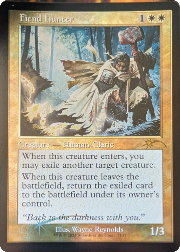 Fiend Hunter (Retro Frame) [Secret Lair Drop Series] | Anubis Games and Hobby