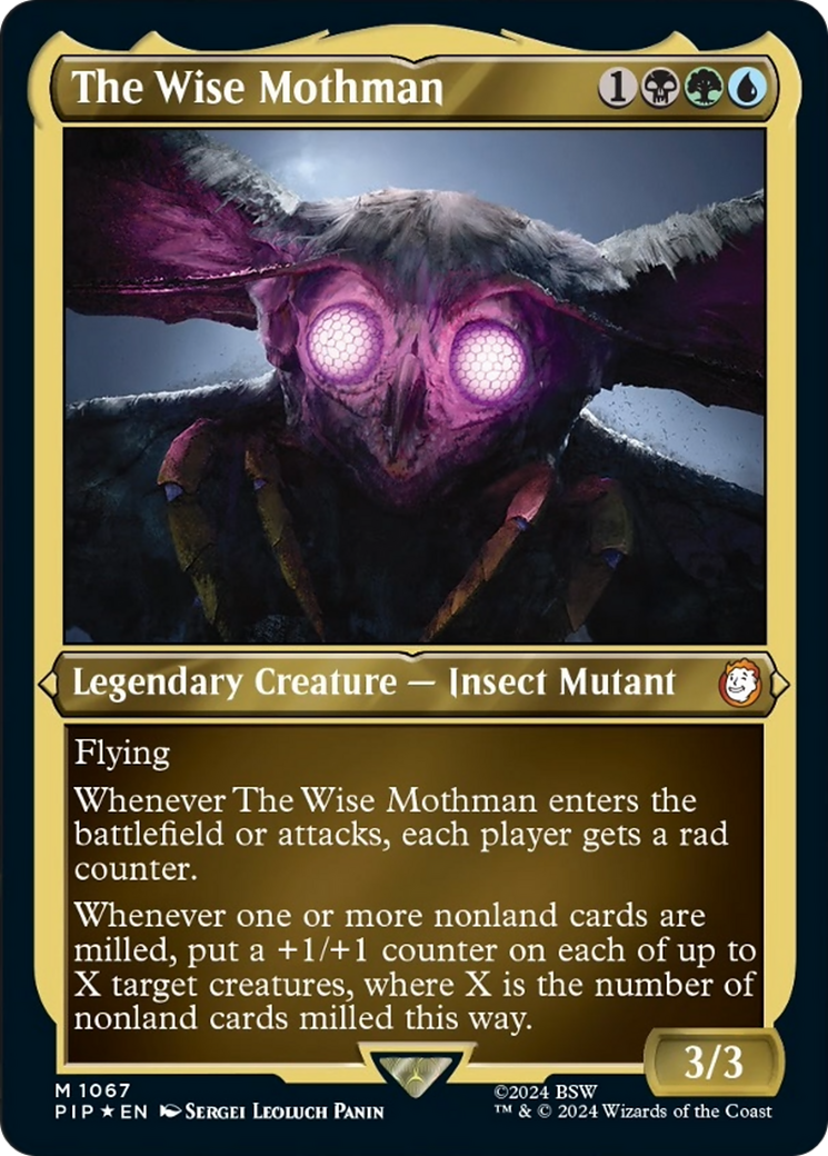 The Wise Mothman (Display Commander) [Fallout] | Anubis Games and Hobby