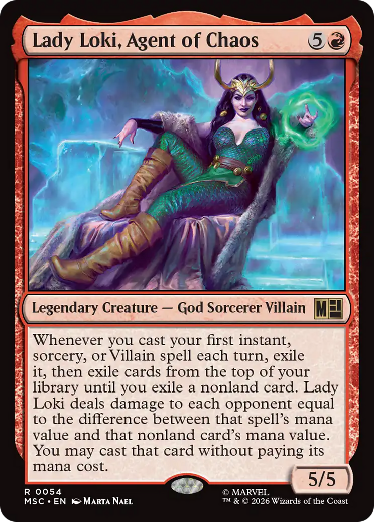 Lady Loki, Agent of Chaos (Surge Foil) [Marvel Super Heroes Commander] | Anubis Games and Hobby