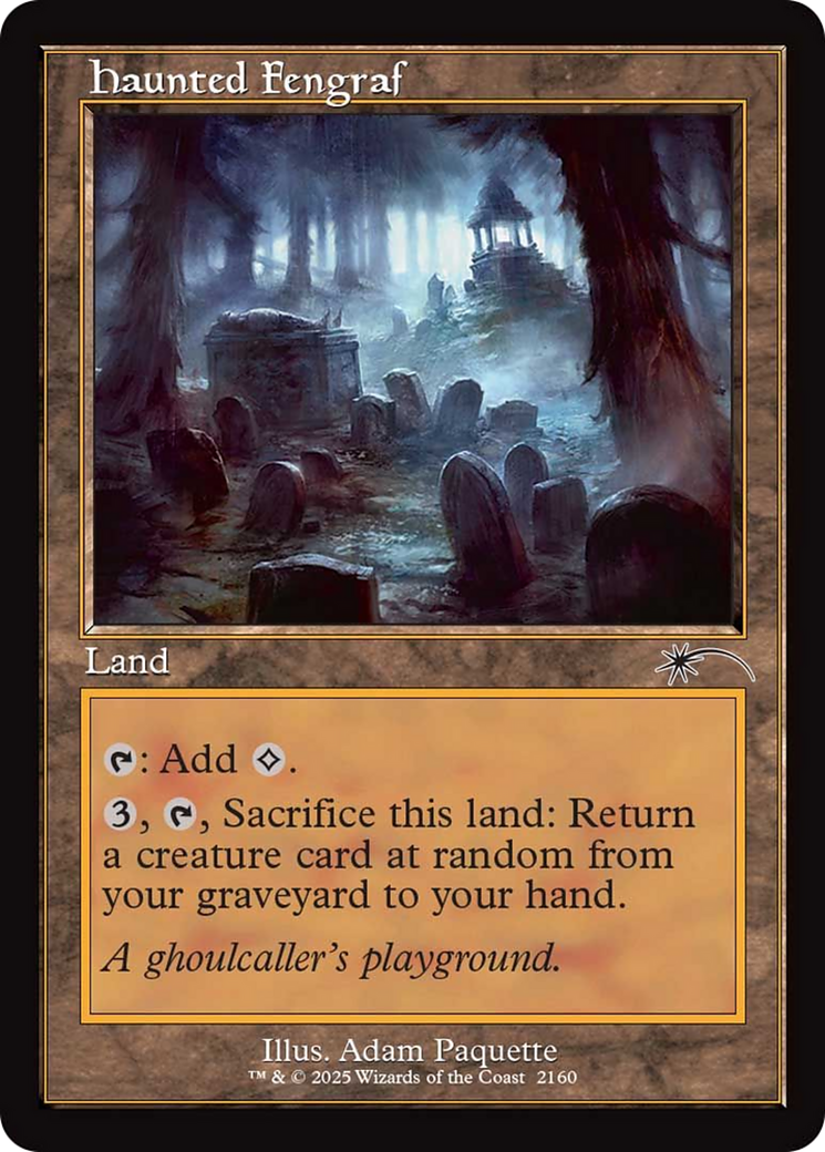 Haunted Fengraf (Retro Frame) [Secret Lair Drop Series] | Anubis Games and Hobby