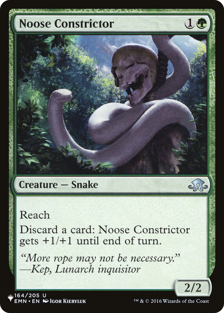 Noose Constrictor [The List Reprints] | Anubis Games and Hobby