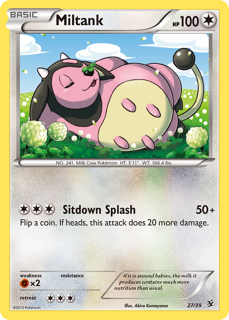 Miltank (27/39) [XY: Kalos Starter Set] | Anubis Games and Hobby