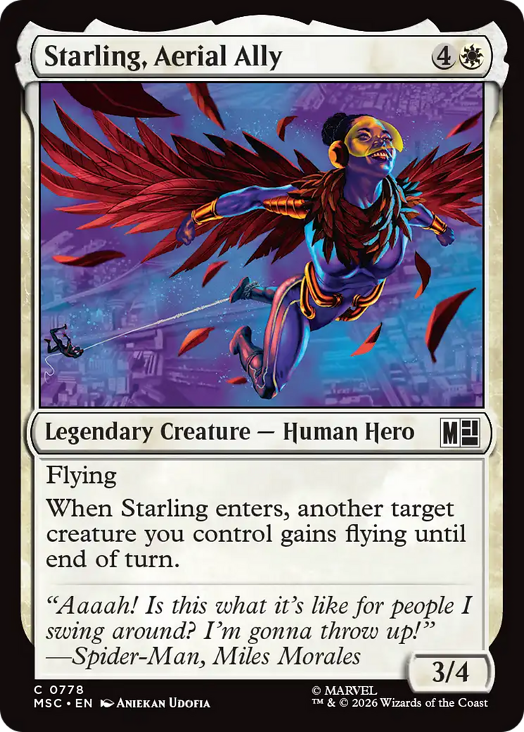 Starling, Aerial Ally [Marvel Super Heroes Commander] | Anubis Games and Hobby