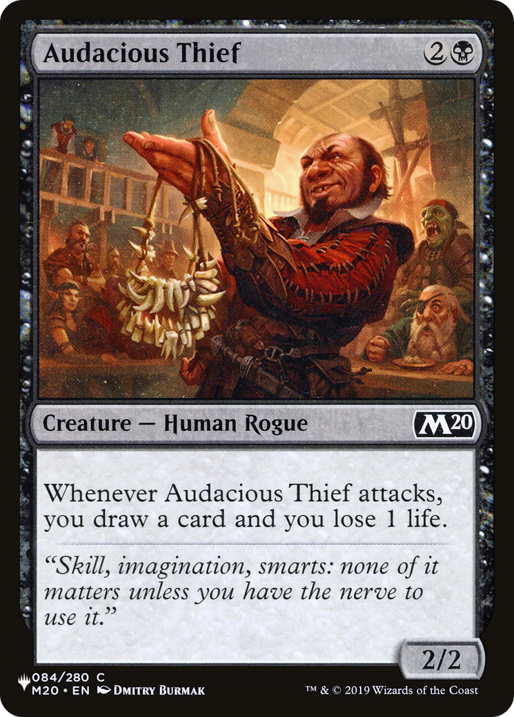 Audacious Thief [The List Reprints] | Anubis Games and Hobby