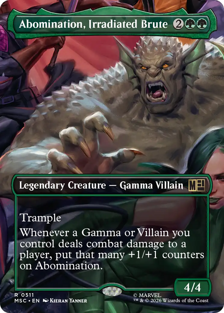 Abomination, Irradiated Brute (Borderless) [Marvel Super Heroes Commander] | Anubis Games and Hobby
