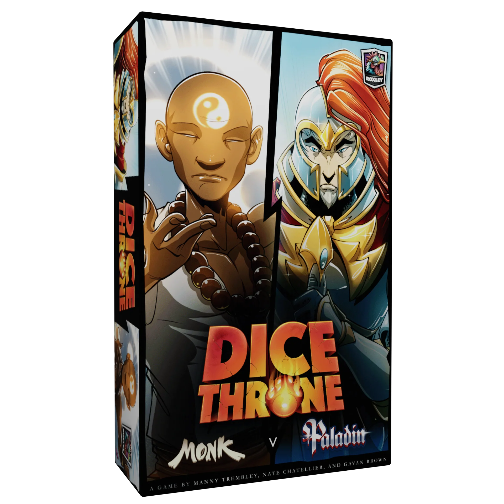 Dice Throne - Monk V Paladin | Anubis Games and Hobby