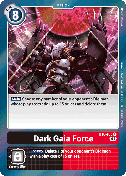 Dark Gaia Force [BT8-105] [New Awakening] | Anubis Games and Hobby