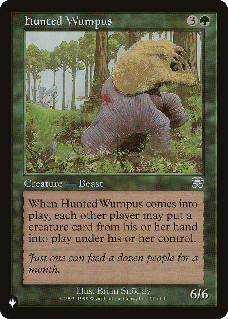 Hunted Wumpus [The List Reprints] | Anubis Games and Hobby