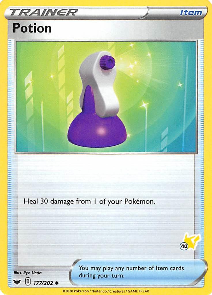 Potion (177/202) (Pikachu Stamp #40) [Battle Academy 2022] | Anubis Games and Hobby