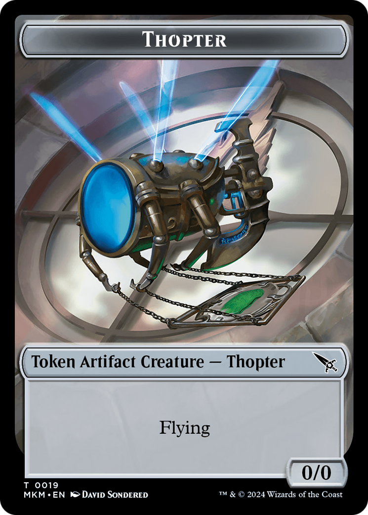 Thopter Token (0019) [Murders at Karlov Manor Tokens] | Anubis Games and Hobby