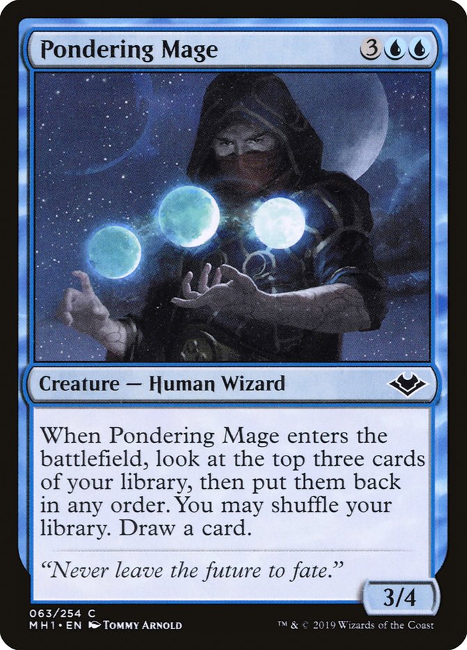 Pondering Mage [Modern Horizons] | Anubis Games and Hobby