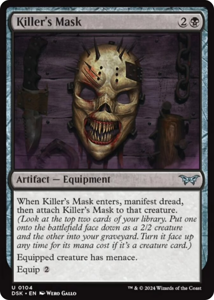 Killer's Mask [Duskmourn: House of Horror] | Anubis Games and Hobby