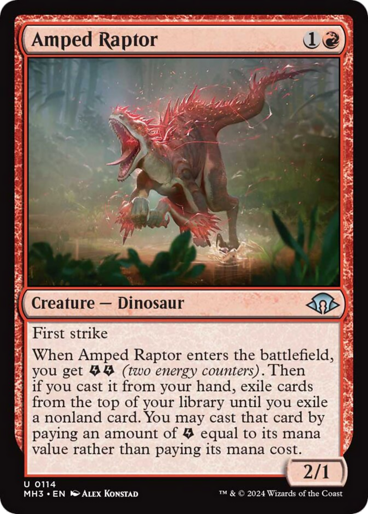 Amped Raptor [Modern Horizons 3] | Anubis Games and Hobby