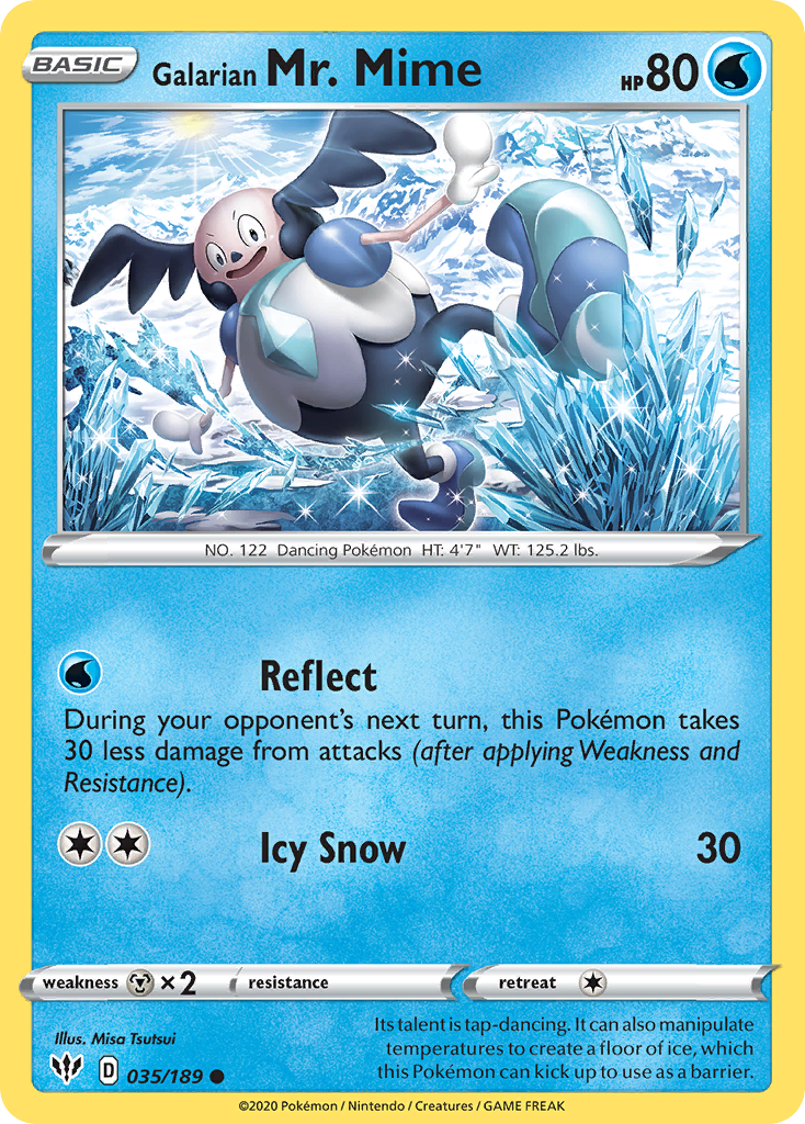 Galarian Mr. Mime (035/189) [Sword & Shield: Darkness Ablaze] | Anubis Games and Hobby
