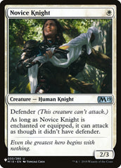 Novice Knight [The List] | Anubis Games and Hobby