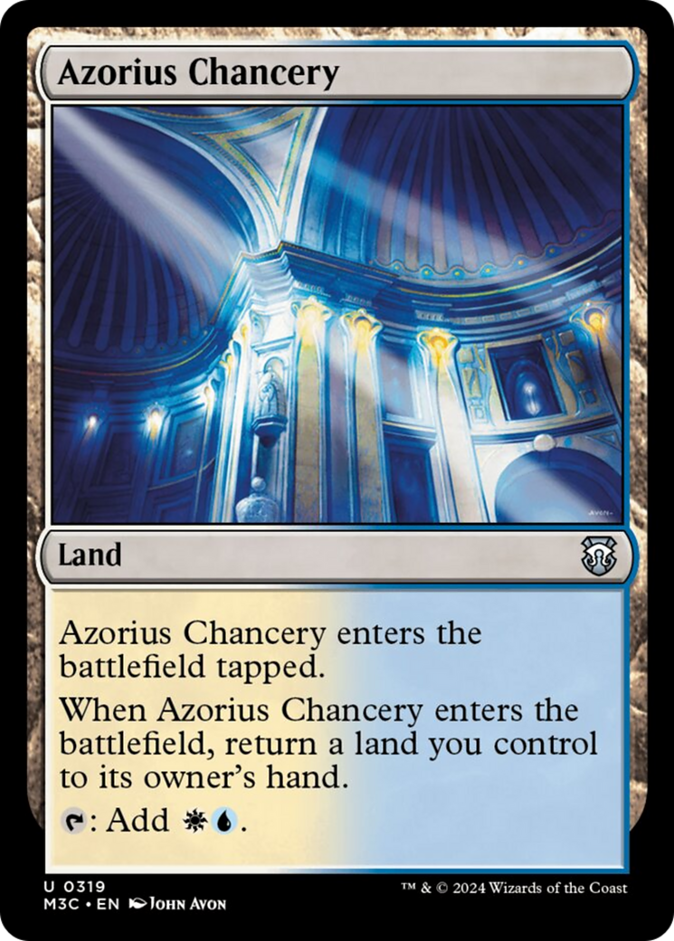 Azorius Chancery [Modern Horizons 3 Commander] | Anubis Games and Hobby