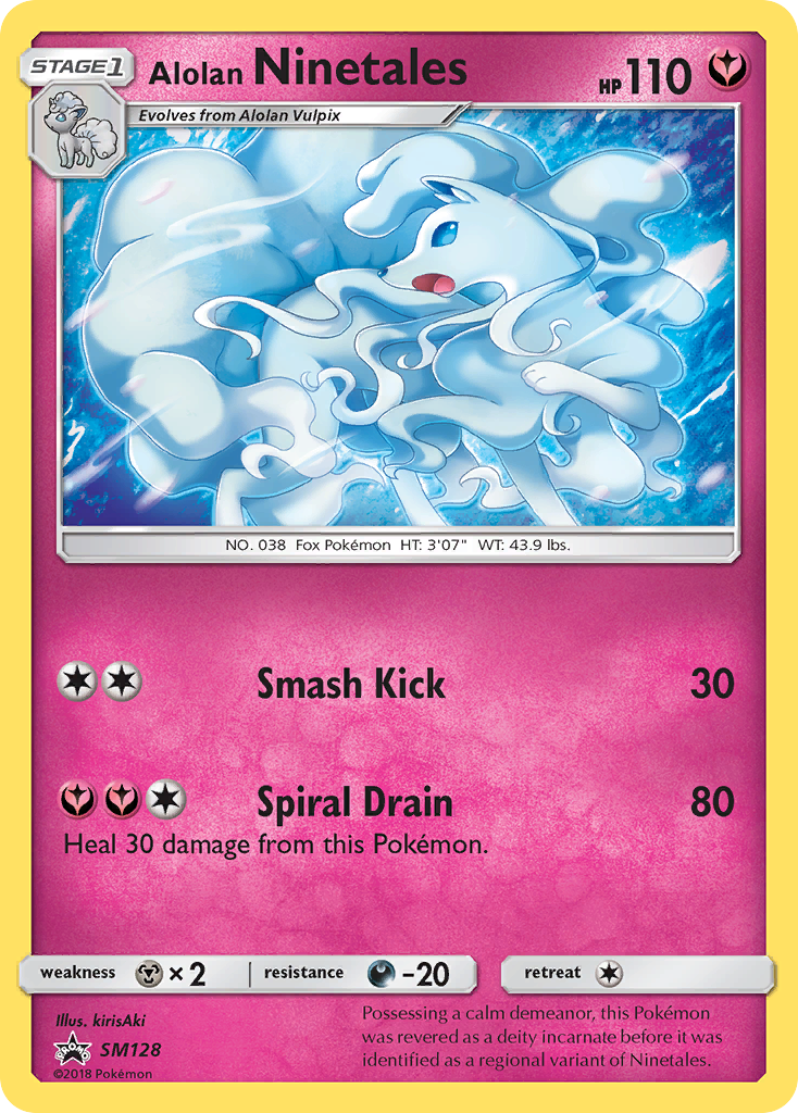 Alolan Ninetales (SM128) [Sun & Moon: Black Star Promos] | Anubis Games and Hobby