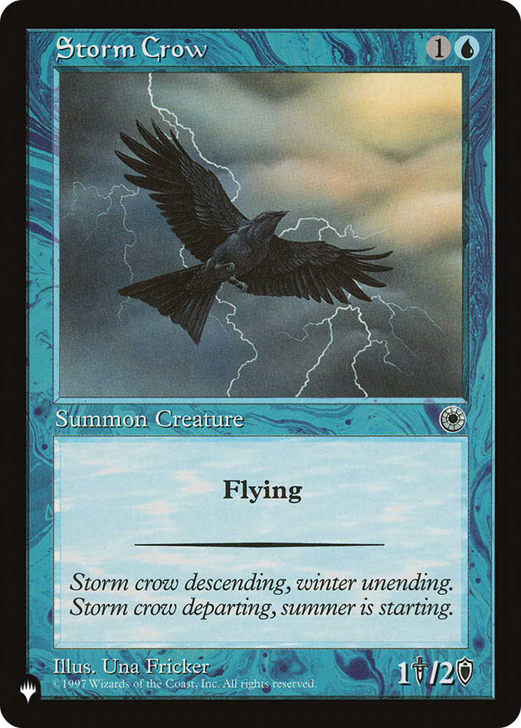 Storm Crow (POR) [The List Reprints] | Anubis Games and Hobby