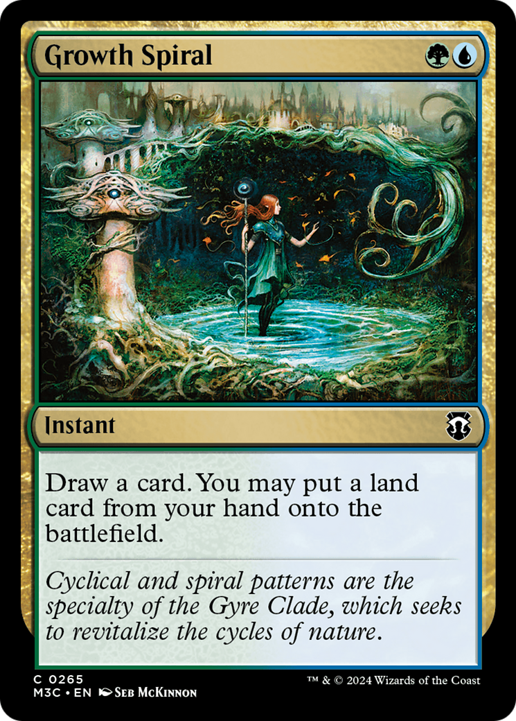 Growth Spiral (Ripple Foil) [Modern Horizons 3 Commander] | Anubis Games and Hobby
