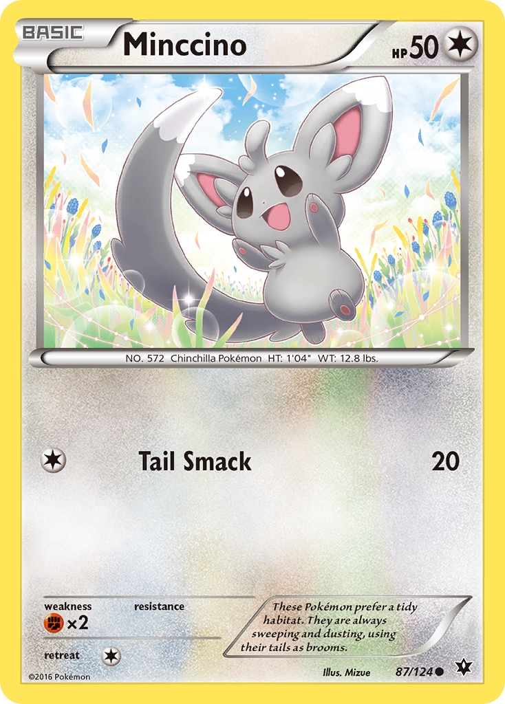 Minccino (87/124) [XY: Fates Collide] | Anubis Games and Hobby