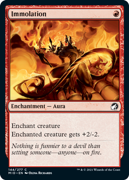 Immolation [Innistrad: Midnight Hunt] | Anubis Games and Hobby