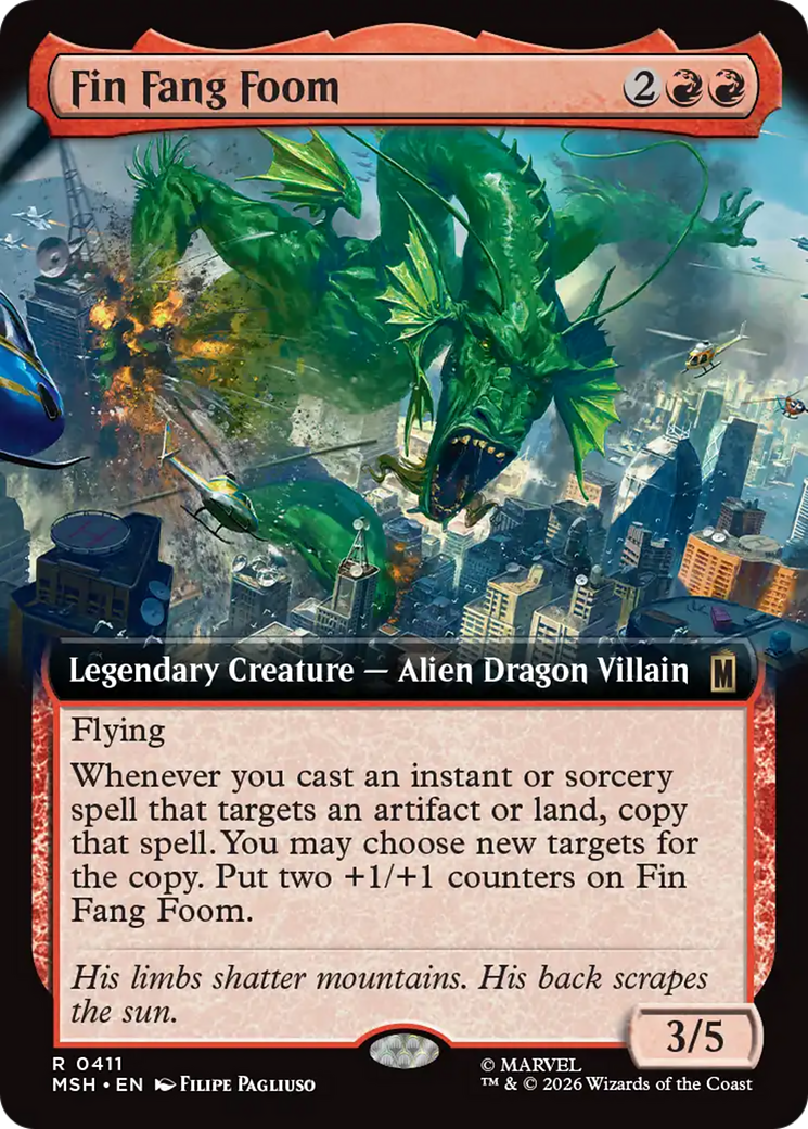 Fin Fang Foom (Extended Art) [Marvel Super Heroes] | Anubis Games and Hobby