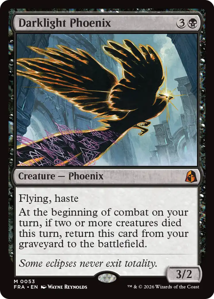 Darklight Phoenix [Reality Fracture] | Anubis Games and Hobby